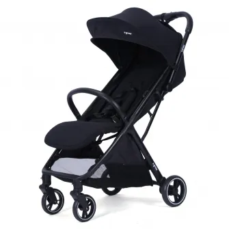 Carucior sport pentru bebelusi cu sistem autofold U-Grow, de la nastere, pana la 22 kg, negru