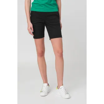 PEGAS, Pantaloni scurti casual cu buzunare oblice, Negru, S