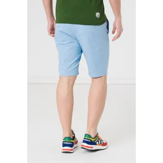 PEGAS, Pantaloni casual chino cu buzunare oblice, Albastru lavanda, 2XL