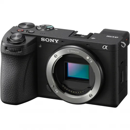 Aparat foto mirrorless Sony A6700, APS-C, 26MP, 4K, AI, Stabilizare 5 axe, Negru