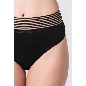 PEGAS, Chiloti hipster cu decupaj pe spate, Negru, L
