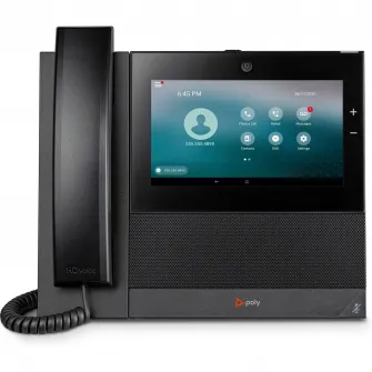Telefon IP CCX 700, Poly, 24 linii, LCD, 17.8 cm, negru
