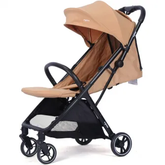 Carucior sport pentru bebelusi cu sistem autofold U-Grow, de la nastere, pana la 22 kg, maro
