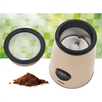 Rasnita electrica Heinner HCG-150IXGD, 150 W, 50g, carcasa inox, Auriu