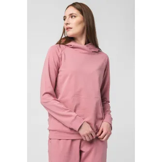 PEGAS, Hanorac din amestec de bumbac cu buzunare, Roz prafuit, XS