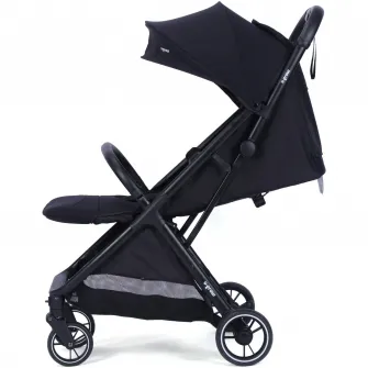 Carucior sport pentru bebelusi cu sistem autofold U-Grow, de la nastere, pana la 22 kg, negru