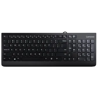 Tastatura Lenovo 300, Slim, Negru