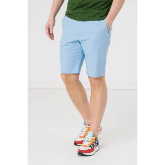 PEGAS, Pantaloni casual chino cu buzunare oblice, Albastru lavanda, 2XL