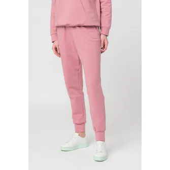 Pegas, Pantaloni sport uni din amestec de bumbac, Roz prafuit, L