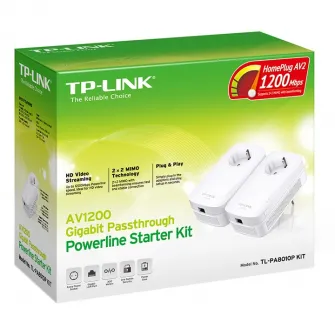 Kit Adaptor Powerline TP-Link TL-PA8010PKIT AV1200, priza AC