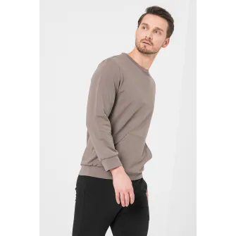 Pegas, Bluza sport cu buzunar kangaroo, Maro taupe, M