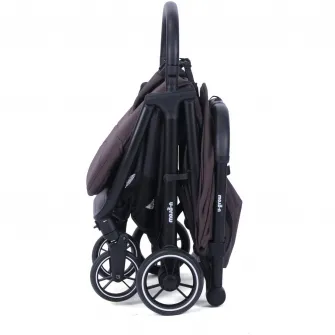 Carucior sport pentru bebelusi cu sistem autofold U-Grow, de la nastere, pana la 22 kg, gri