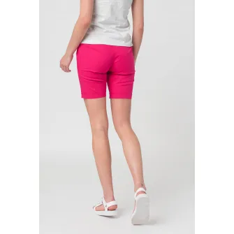 PEGAS, Pantaloni scurti casual cu buzunare oblice, Fucsia, S