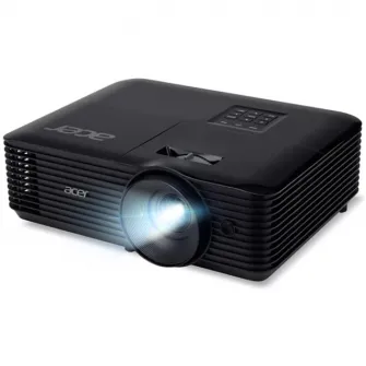 Videoproiector Acer X1228Hn, XGA 1024* 768, 4.800 lumen 4:3/ 16:9, 20.000:1, zoom optic 1.1x, boxa 3W, lampa 6.000 ore, DLP 3D ready, Negru