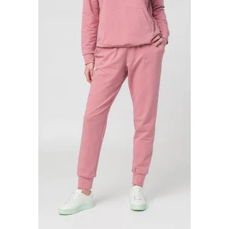 Pegas, Pantaloni sport uni din amestec de bumbac, Roz prafuit, L