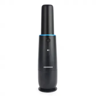 Aspirator de mana Heinner Blackstone HHVC-D7.2BK, 70 w, acumulator li 7.2v, putere absorbtie 5 kpa, indicator led, capacitate recipient praf 50 ml, autonomie 12 min, durata incarcare 3 ore, adaptor USB, accesorii perie 2 in 1, negru