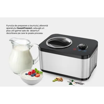 Aparat de facut inghetata HEINNER SweetFreeze HICM-DW154SSBK
