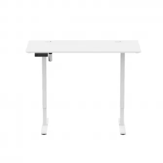 Birou Ascend cu reglare inaltime electric, alb, 1200x600x730~1180 mm, Capacitate de greutate: 40 kg, Interval de inaltime: 730~1180mm, Numar de motoare: 1, Viteza maxima: 15 mm/s, Panou de control Digital, 3 memorii