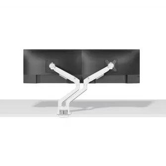 Brat dublu monitor Neomounts DS70-250WH2; pentru display-uri cu diagonale 17''-32'', sistem de prindere VESA 75x75~100x100, greutate maxima suportata 9 - per ecrankg, full motion, tilt +45°, swivel 90°, rotate 180°; gas spring; culoare argintiu. Garantie 