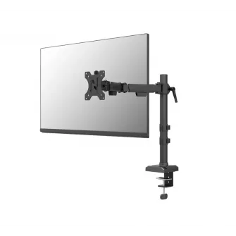 Brat monitor Neomounts DS60-600BL1; pentru display-uri cu diagonale 10''-32'', sistem de prindere VESA 75x75~100x100, greutate maxima suportata 8kg, full motion, tilt +45°, swivel 90°, rotate 180°, distanta fata de perete 172-496mm; culoare negru. Garanti
