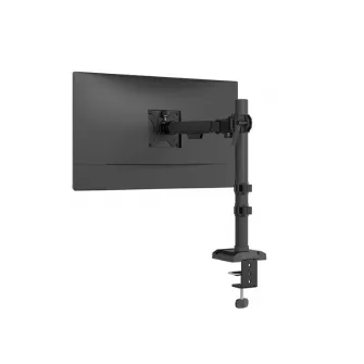 Brat monitor Neomounts DS60-600BL1; pentru display-uri cu diagonale 10''-32'', sistem de prindere VESA 75x75~100x100, greutate maxima suportata 8kg, full motion, tilt +45°, swivel 90°, rotate 180°, distanta fata de perete 172-496mm; culoare negru. Garanti