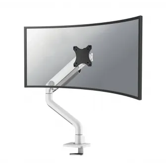 Brat monitor Neomounts DS70S-950WH1; pentru display-uri cu diagonale 17''-49'', sistem de prindere VESA 75x75~100x100, greutate maxima suportata 18kg, full motion, tilt 90°, swivel 90°, rotate 180°, distanta fata de perete 119-656mm; gas spring; culoare a