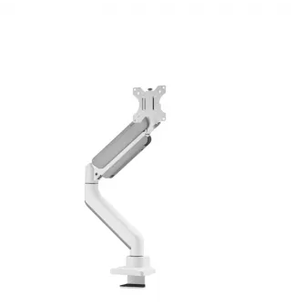 Brat monitor pentru ecrane curbate Neomounts DS70PLUS-450WH1; pentru display-uri cu diagonale 17''-49'', sistem de prindere VESA 75x75~100x100, greutate maxima suportata 18kg, full motion, tilt +45°, swivel 90°, rotate 180°, distanta fata de perete 108-56
