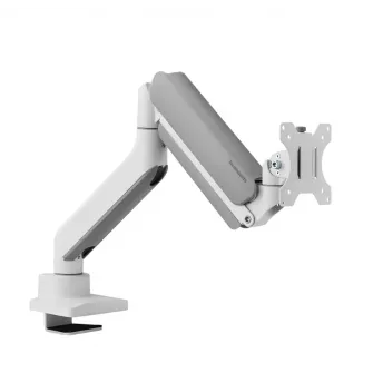 Brat monitor pentru ecrane curbate Neomounts DS70PLUS-450WH1; pentru display-uri cu diagonale 17''-49'', sistem de prindere VESA 75x75~100x100, greutate maxima suportata 18kg, full motion, tilt +45°, swivel 90°, rotate 180°, distanta fata de perete 108-56