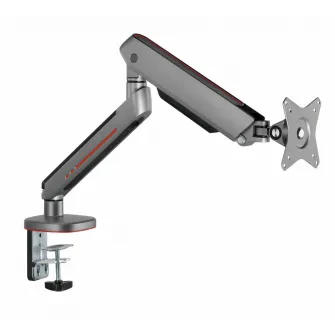 Brat pentru monitor, Material: Otel, Aluminiu, Plastic, Suprafata finisaj : acoperire cu Pulbere, Culoare: Alb Texturat Fin, Gri Spatial, Dimensiune compatibila ecran: 27''-45'', tehnologie arc, Greutate maxima (pe ecran): 5~14 kg, Greutate maxima pentru 