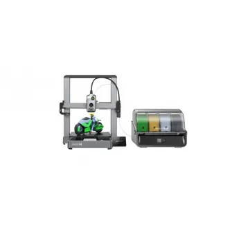 CREALITY HI COMBO 3D PRINTER, Tehnologie FDM, Volum printare: 260 ? 260 ? 300 mm, dimensiuni imprimanta: 409 ? 392 ? 477 mm, Touchscreen 3.2'', Camera video pentru monitorizare, Senzor filament, Viteza printare: 300mm/s standard, 500mm/s max, Acuratete: 1