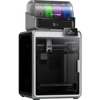 CREALITY K2 COMBO FDM 3D PRINTER, include un sistem CFS multi-color, suporta pana la 4 sisteme CFS - 16 culori, Tehnologie: FDM, Volum printare: 260 ? 260 ? 260 mm, 18.3 kg, Viteza printare / accelerare: 600 mm/s, 20000 mm/s?, Temperatura duza: 300 °C, Mo