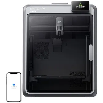 CREALITY K2 PRO FDM 3D PRINTER, Tehnologie: FDM, volum printare: 300 x 300 x 300mm, Dimensiuni produs: 445 ? 477 ? 573 mm, 23.7kg, Viteza printare: 600 mm/s, Accelerare: 20.000 mm/s, Temperatura duza max: 300 ° C, Motoare Step-Servo, Temperatura max platf
