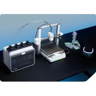 CREALITY SPARKX I7 COMBO FDM 3D PRINTER, Imprimanta 3D, Tehnologie FDM, Volum printare: 260 ? 260 ? 255 mm, Dimensiuni imprimanta: 470 ? 423 ? 456 mm, Viteza printare: ? 500 mm/s, Acuratete: 100±0.1 mm, Inaltime strat: 0.05-0.3 mm, Direct drive extrusion,