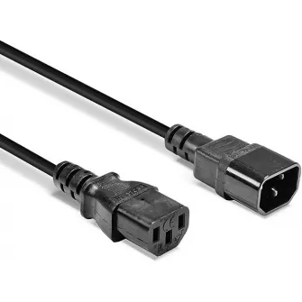 Cablu de alimentare Lindy C14-C13 2m, negru