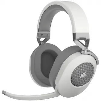 Casti Gaming Head-band Corsair HS65, Wireless, Alb