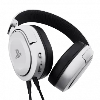 Casti Gaming Head-band Trust GXT 498 Forta, Wired, Alb
