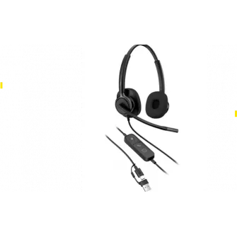 Casti Head-band HP Mission 425, Wired, noise-canceling, negru