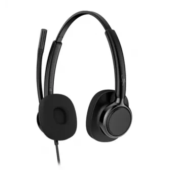 Casti Head-band HP Mission 425, Wired, noise-canceling, negru
