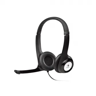 Casti Head-band Logitech H390, Wired, Negru