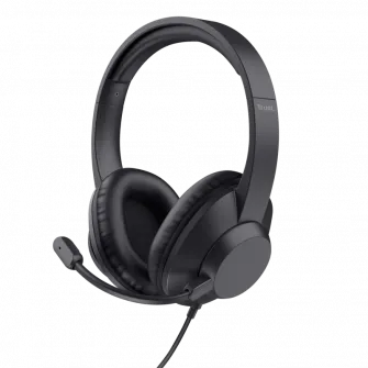 Casti Head-band Trust Ayda Max USB, Wired, Negru