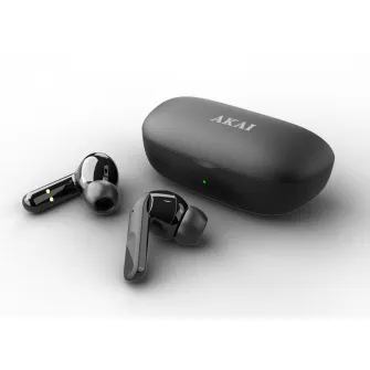 Casti In-ear AKAI BTJE-J20ANC, Wireless, noise-canceling, Negru