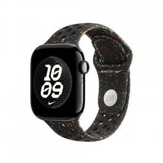 Curea pentru Apple Watch 40mm Midnight Black Nike Sport Band - M/L