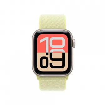 Curea pentru Apple Watch 40mm Neon Yellow Sport Loop