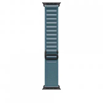 Curea pentru Apple Watch 49mm Light Blue Alpine Loop - Large - Black Titanium Finish