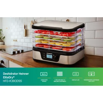 DESHIDRATOR FRUCTE SI LEGUME HEINNER ELITEDRY HFD-K380DSS