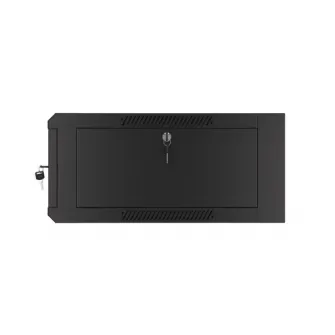 Dulap rack de perete 19'', 4U, 600 mm, asamblare rapida, negru,