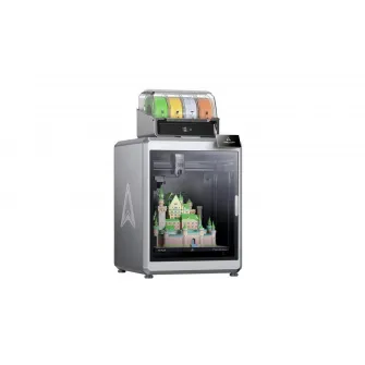 Imprimanta 3D CREALITY K2 PLUS COMBO, Tehnologie FDM, Volum printare: 350*350* 350mm, Dimensiuni imprimanta: 495*515*640mm, Greutate: 35Kg, Viteza printare: 600mm/s max, Acuratete: 100mm±0.1mm, Inaltime strat: 0.05-0.3mm, Extruder: Dual-gear direct drive,