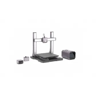 Imprimanta 3D Snapmaker Artisan 3DP, doua capete printare (IDEX), Volum printare: Dual 350mm ? 400mm ? 400mm, extruder stang 375mm ? 400mm ? 400mm, extruder drept 400mm ? 400mm ? 400mm, diametru duza: 0.4mm, temperatura duza: 300°C, viteza: 180mm/s, platf