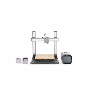 Imprimanta 3D Snapmaker Artisan 3DP, doua capete printare (IDEX), Volum printare: Dual 350mm ? 400mm ? 400mm, extruder stang 375mm ? 400mm ? 400mm, extruder drept 400mm ? 400mm ? 400mm, diametru duza: 0.4mm, temperatura duza: 300°C, viteza: 180mm/s, platf