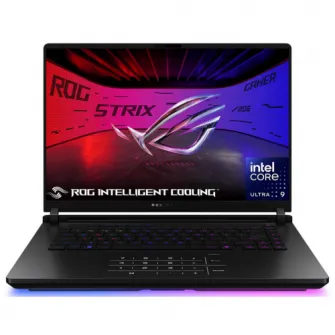 Laptop Gaming ASUS ROG Strix SCAR 16, cu procesor Intel Core Ultra 9 275HX, 16'' Mini Led, 32 GB DDR5, 2 TB SSD, NVIDIA GeForce RTX 5080, 16GB GDDR7, Fara OS, 3 ani Garantie